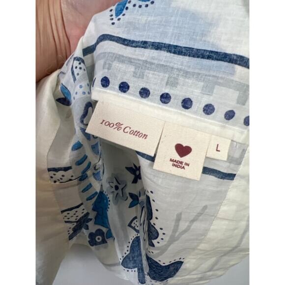 NEW Alix of Bohemia Silvie China Panel Floral Lined Mini Dress Royal Size: Large - Picture 5 of 7